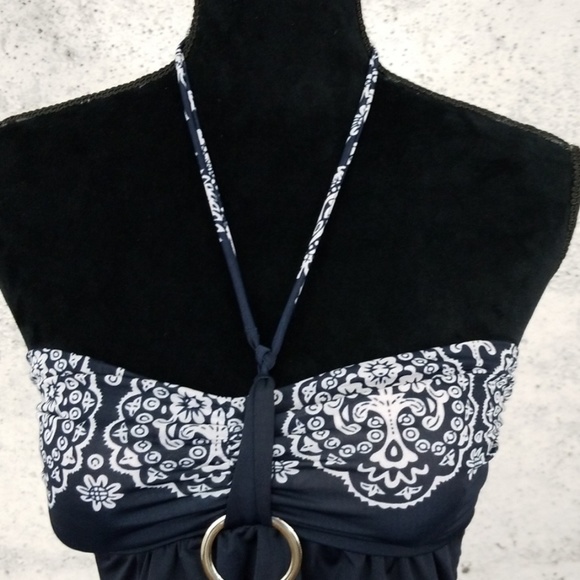 CRISTINALOVE Bandana Print Halter Tunic - Picture 2 of 7